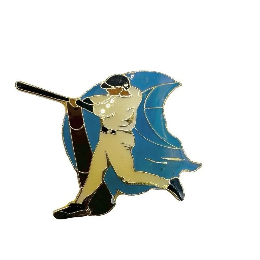 Vintage baseball player pin